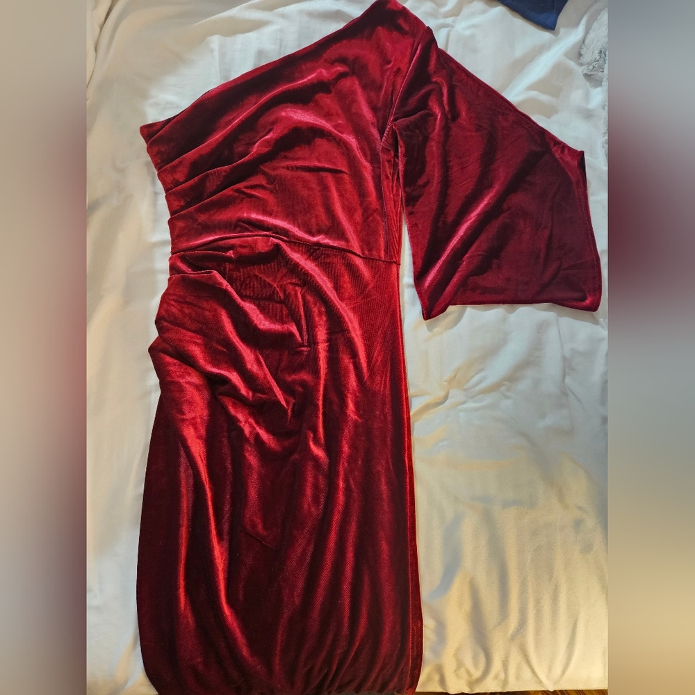 Red Velvet Dress